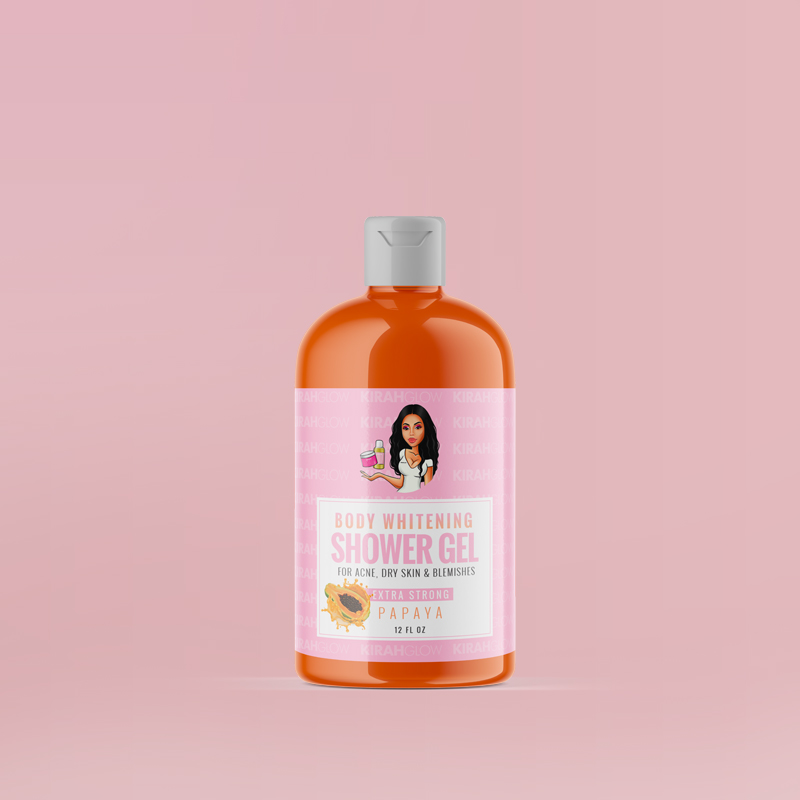 Body Whitening Shower Gel Papaya Kirah Glow LLC