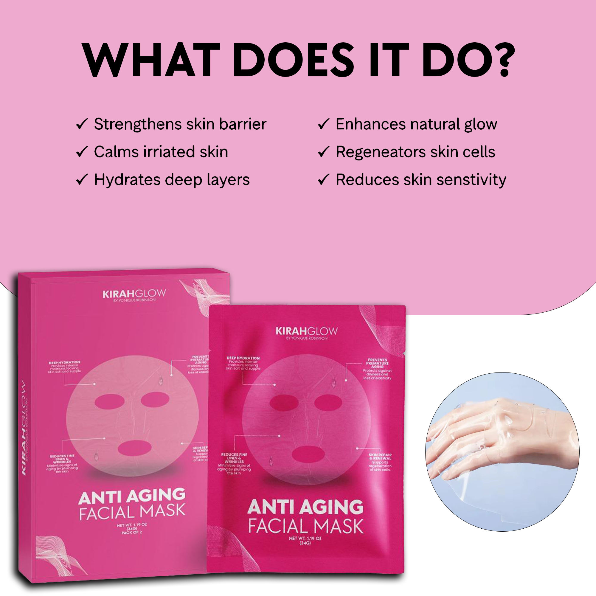 Anti Anging Facial Mask
